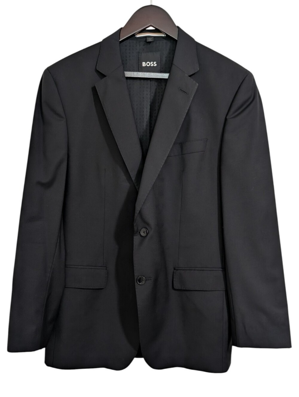 BOSS Hugo Boss Men's Slim Fit 100% Virgin Wool 2-Button Suit Blazer Jacket 42R